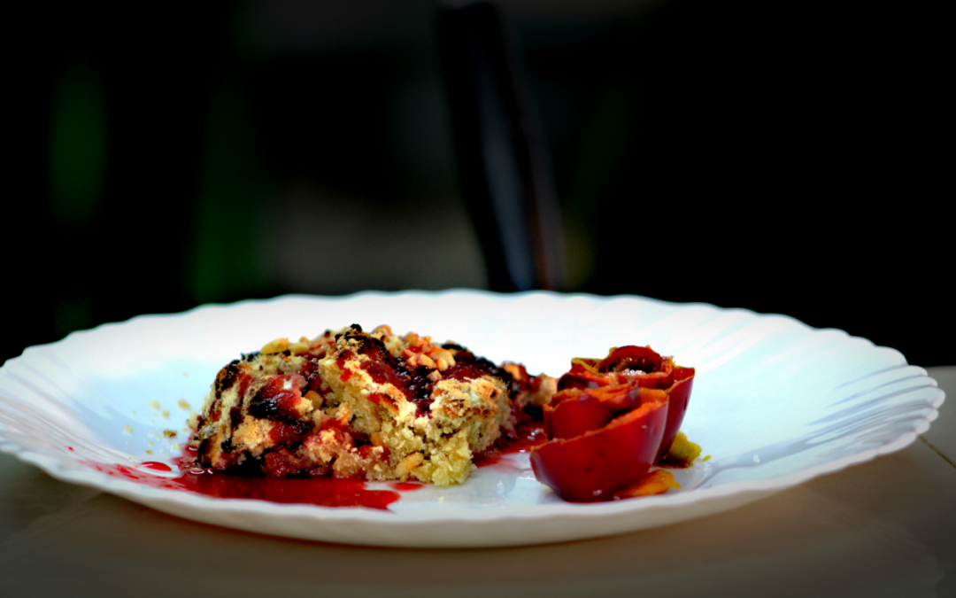 Ginger, pineapple & green gram crumble