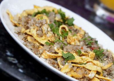 Millet stir fry