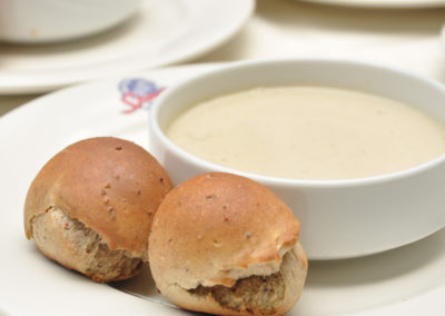 Cream of millet soup