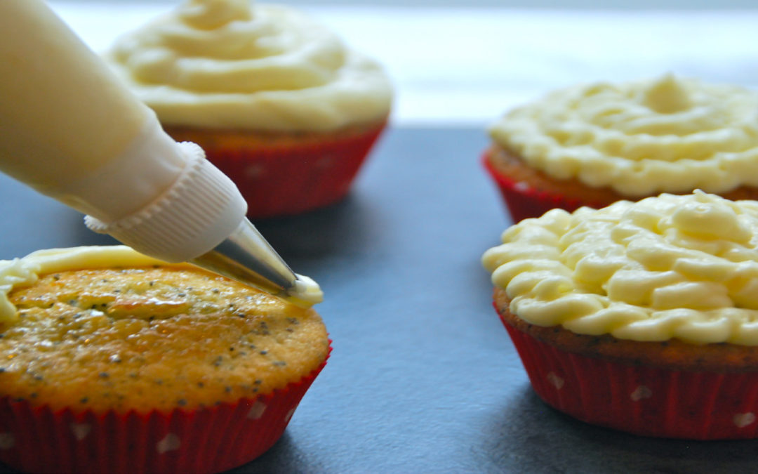 Millet cream tartlets