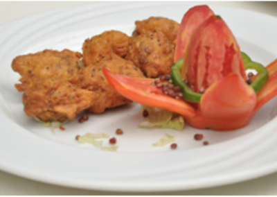 Millet & sorghum mixed <i>bhajia</i>