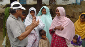 Dr. Sehgal interacting with rural women