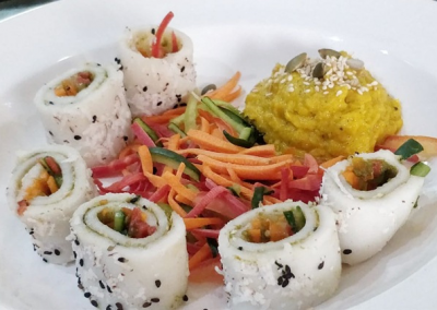 Millet Sushi and Pumpkin Pineapple Dip recipes: An innovative way to add more millet to your platter