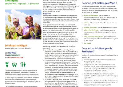 Aliment Intelligent: bon pour vous – la planète – le producteur