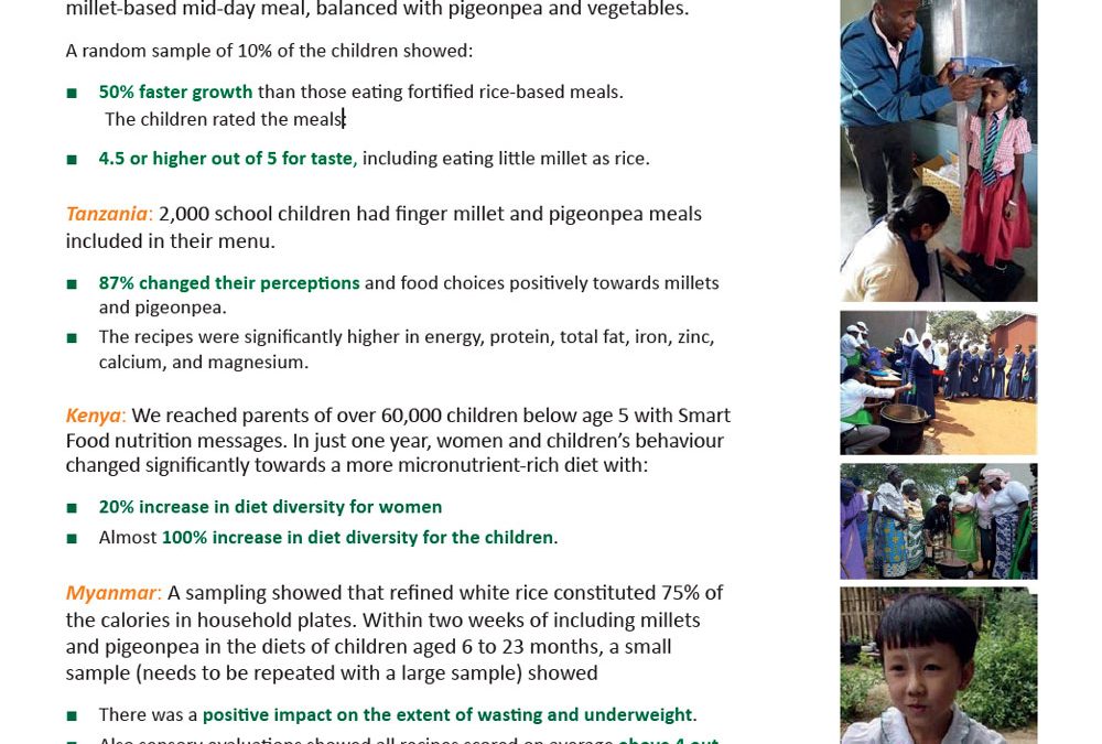 Super Nutritious and Yummy: Studies across Africa and Asia show both achieved