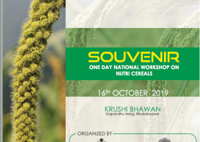 Taking a Smart Food Approach : Paper by Joanna Kane-Potaka @ One Day National Workshop on Nutri Cereals, Odisha