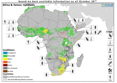 Crop Monitor for Early Warning | November 2019