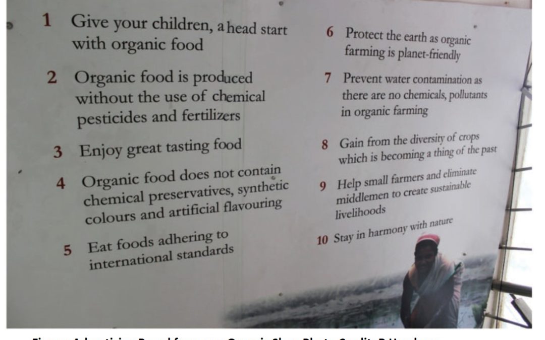 The changing meaning of millets: Organic shops and distinctive consumption practices in Bengaluru, India
