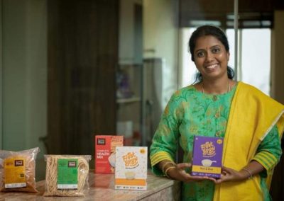 Deepa M makes healthy baby food, noodles and sevai with millets