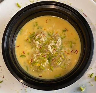 Kodo Millet Mango Rasmalai