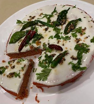 Red Velvet Dhokla with Foxtail Millet