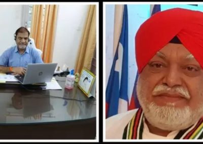 A university webinar stresses on importance of millet