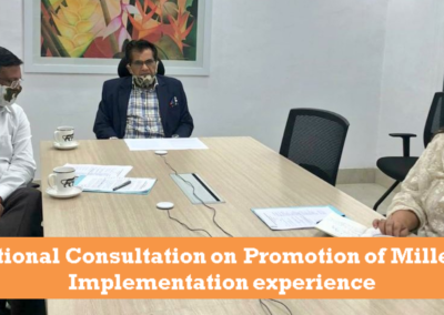 National Consultation On Promotion Of Millets: Implementation Experience Under The Chairmanship Of Mr. Amitabh Kant, CEO Niti Aayog