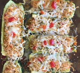 Zucchini Millet Vermicelli Boats