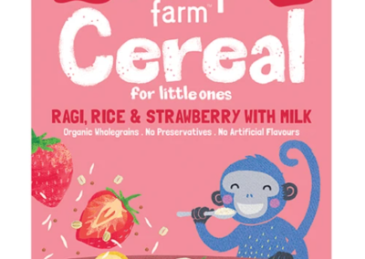 Ragi, Rice and Strawberry Cereal by Slurrp Farm