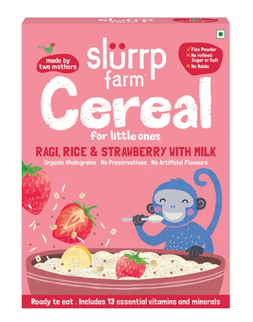 Strawberry Cereal by Slurrp Farm 