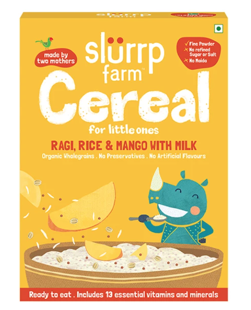 Rice Ragi and Mango Cereal by SlurrpFarm