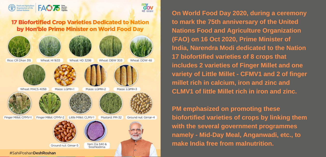 biofortified released by PM