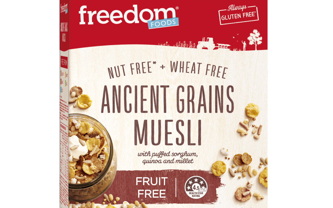 Ancient Grains Museli by Freedom Foods Pty Ltd