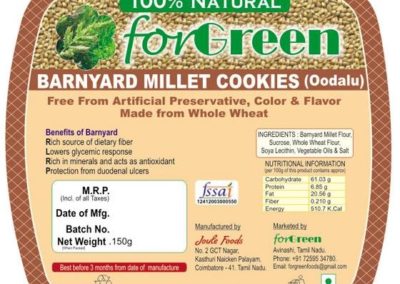 Barnyard Millet Cookies by Joule Foods