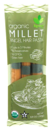 Millet Angel Hair Pasta by BGreen Food