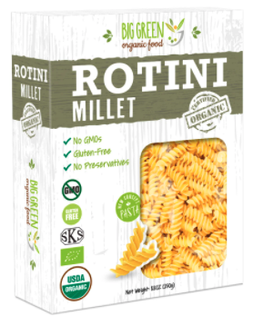 Organic Rotini Millet by BGreen Food