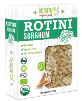 Organic Rotini Sorghum by BGreen Foods