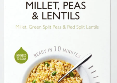Quick Cook Organic – Millet, Peas & Lentils by Clear Spring