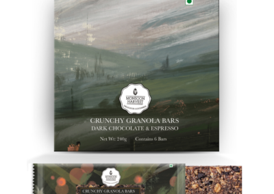 Crunchy Granola Bar Dark Chocolate by Moonsoon Harvest
