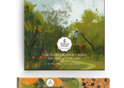 Crunchy Granola Bar Orange by Monsoon Harvest