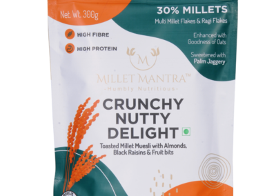 Crunchy Nutty Delight: Toasted Museli with Flakes by Millet Mantra