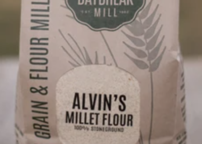 Alvin’s millet flour by Daybreak Mill