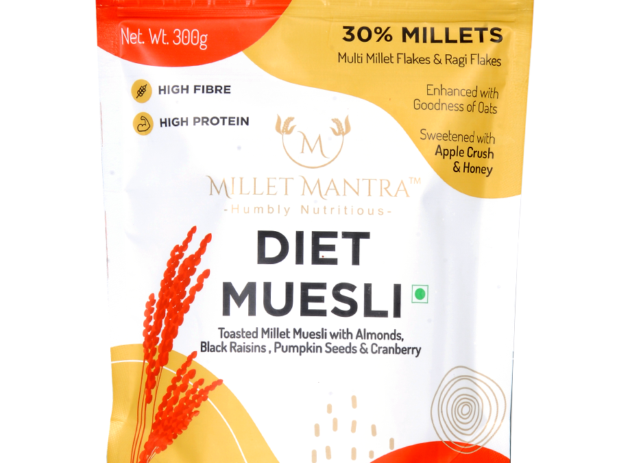 Diet Museli:Toasted Millet Museli by Millet Mantra