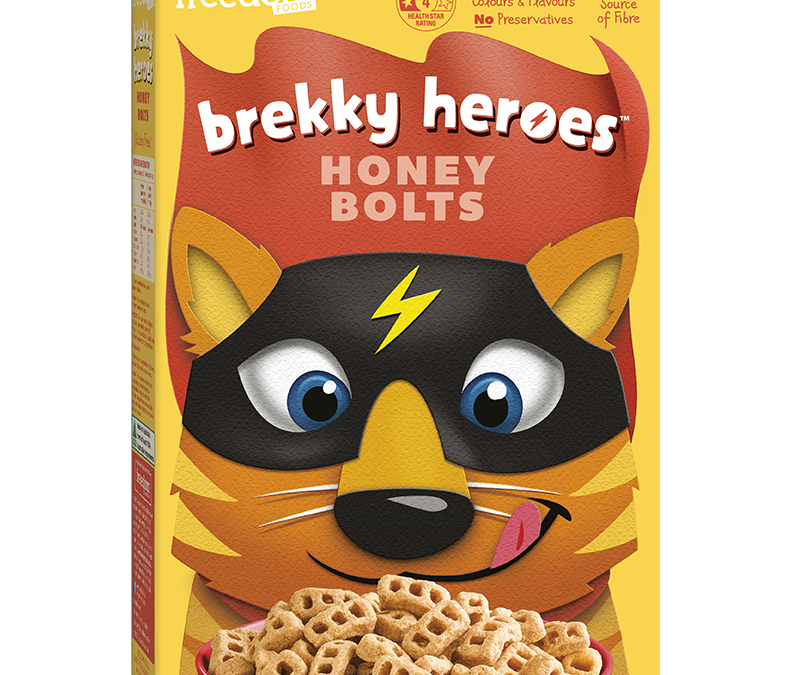Brekky Heroes Honey Bolts by Freedom Foods Pty Ltd