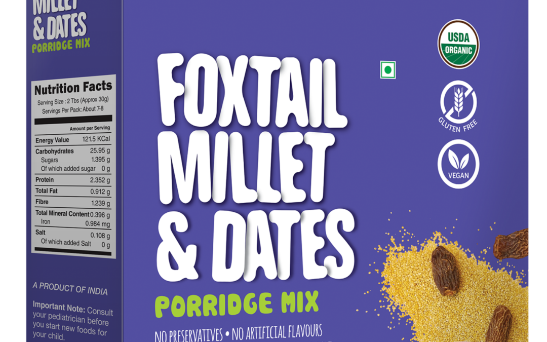 Foxtail Millet Dates Porridge Mix by Early Foods