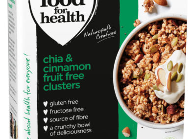 Chia and Cinnamon Fruit Free Clusters by Food for Health
