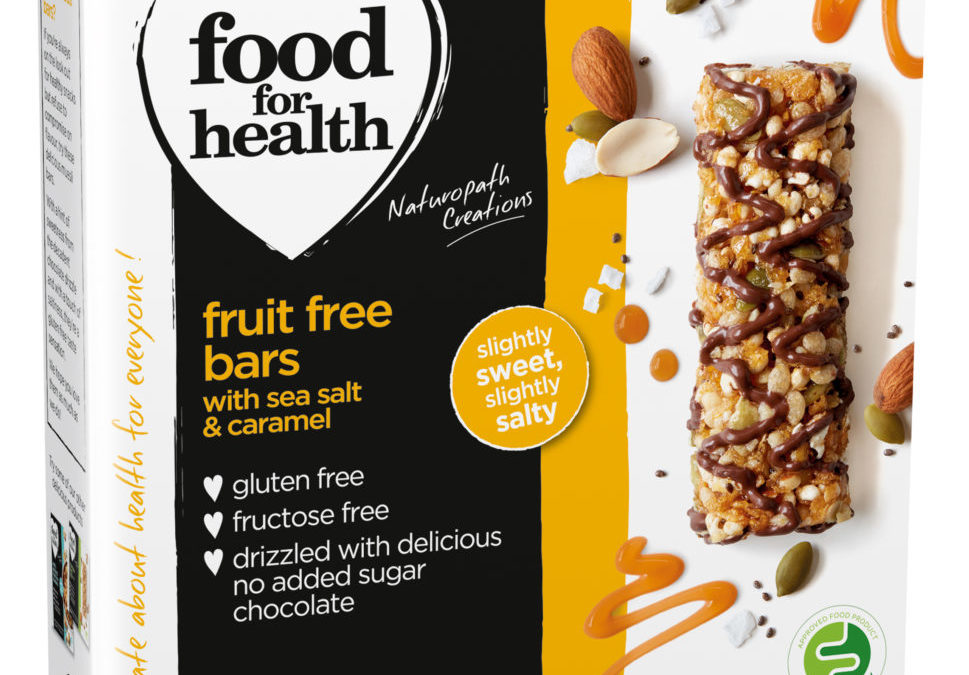 Fruit Free Bar with Sea Salt and Caramel by Food for Health