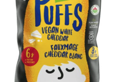 Vegan White Cheddar Puffs by Gogo Quinoa