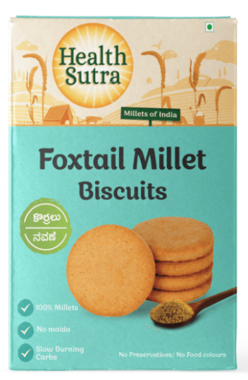 Foxtail Millet Biscuits by Health Sutra