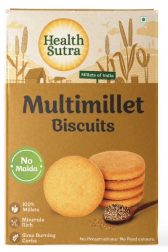Multi Millet Biscuits by Health Sutra, Fountainhead Foods