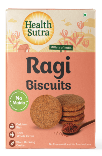 Ragi Biscuits by Health Sutra, Fountainhead Foods
