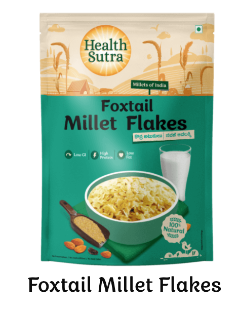 Foxtail Millet Flakes by Health Sutra, Fountainhead Foods