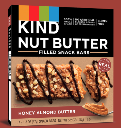 Honey Almond Butter Bars by KIND