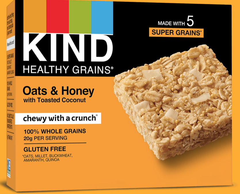Healthy Grains Oats and Honey Bar by KIND