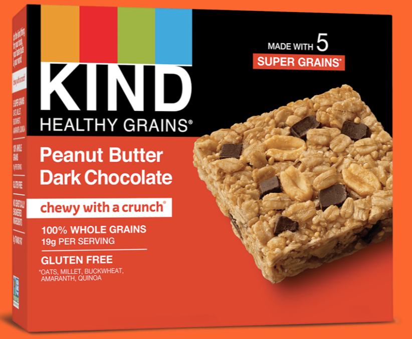 Healthy Grains Peanut Butter Dark Chocolate Bar by KIND