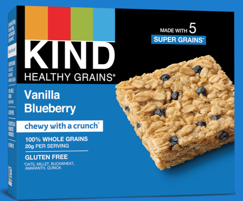 Healthy Grains Vanilla Blueberry Bar by KIND