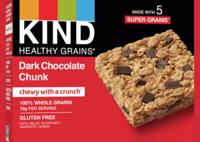 Healthy Grains Dark Chocolate Chunk Bars by KIND