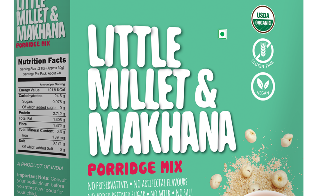 Little Millet Makhana Porridge Mix by Early Foods