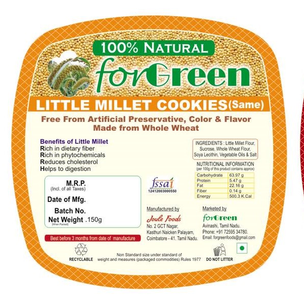 Little Millet Cookies by Joule Foods