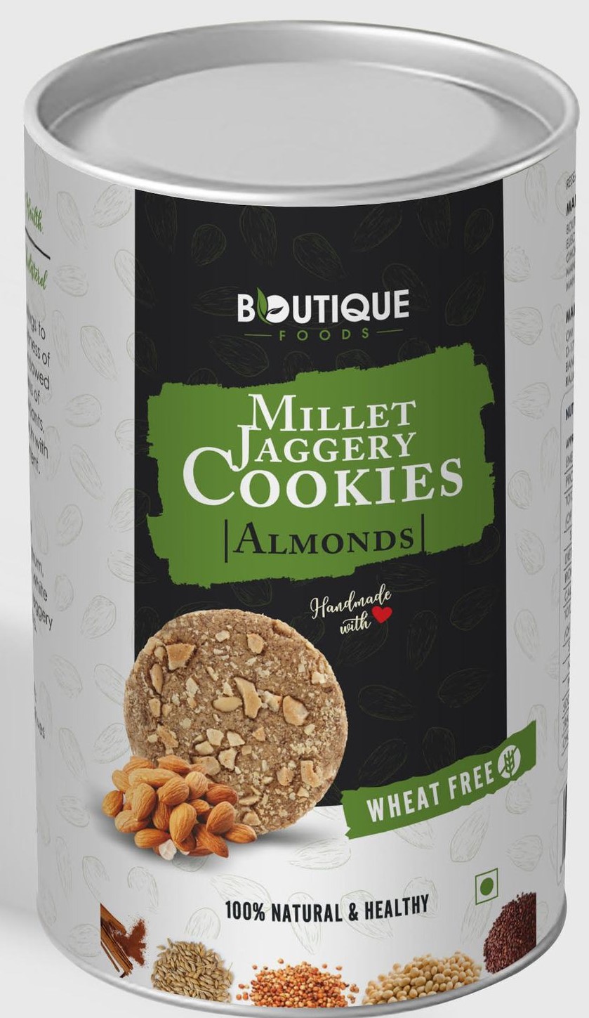 Millet Cookies Almonds by Boutique Foods